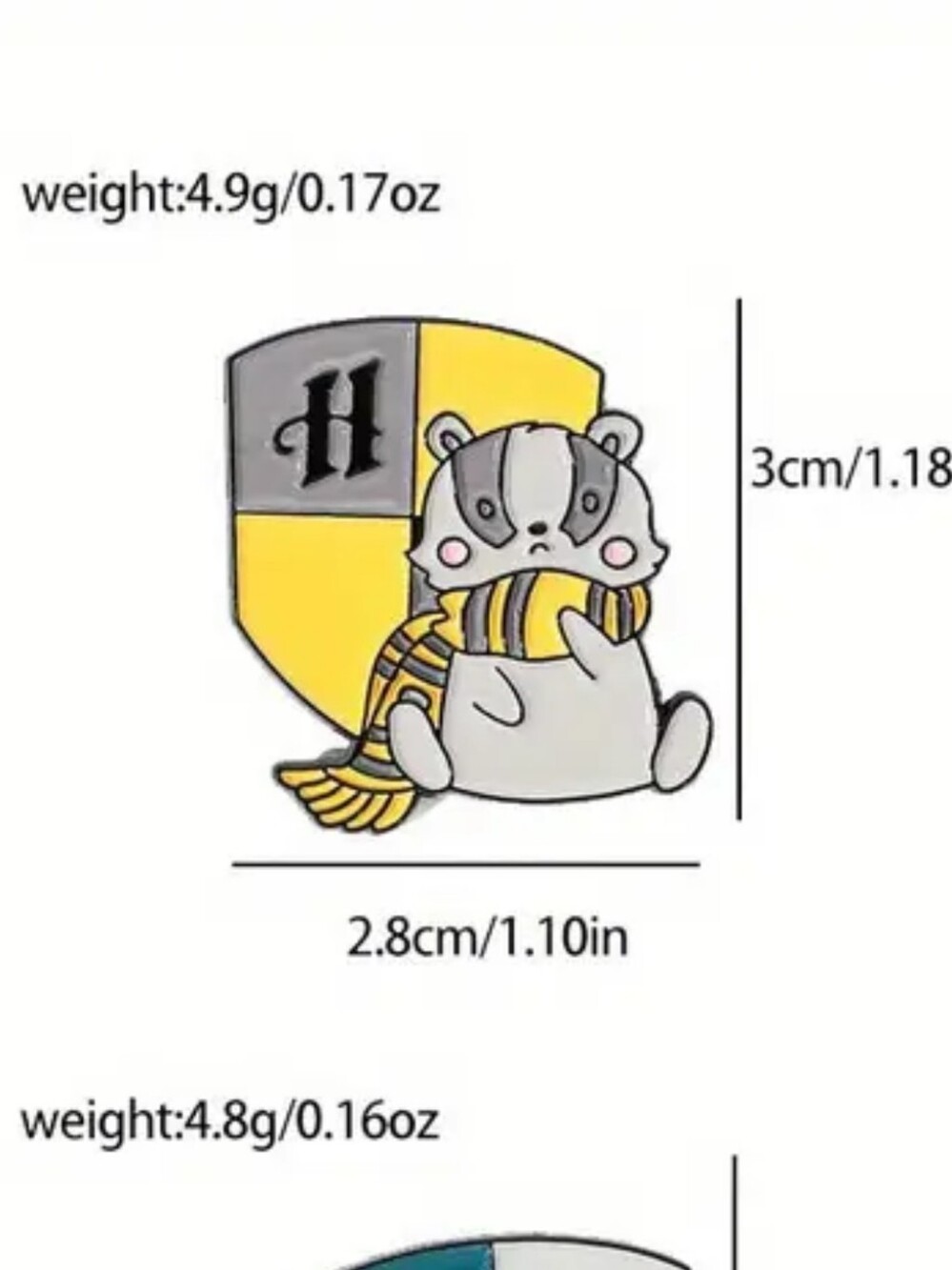 2$ Add On⭐ Hufflepuff Pin - Picture 2 of 2